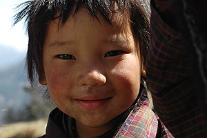 Bhutanees jongetje